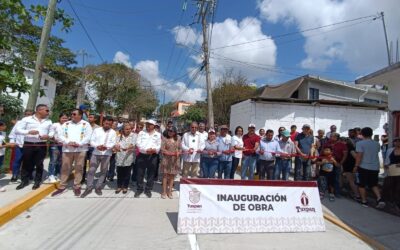 Avanza la obra pública en la colonia Las Palmas