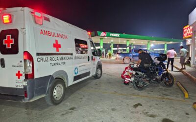 Motociclista derribado por automóvil en Las Américas