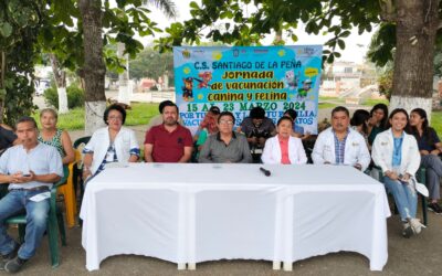 Regidor Octavo Axel Andrés Bernal Herrera anuncia campaña de vacuación antirrábica en Santiago de la Peña