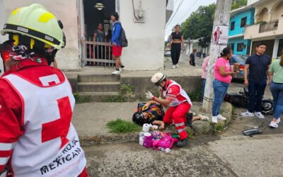 Noticia del Accidente en Madero: Motociclista Lesionada