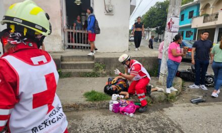 Noticia del Accidente en Madero: Motociclista Lesionada