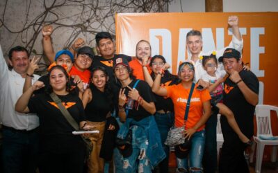 Con los jóvenes hay un buen futuro para México: Dante Delgado