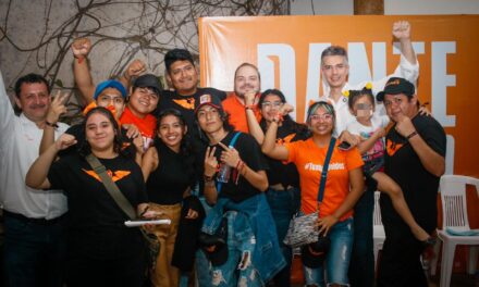 Con los jóvenes hay un buen futuro para México: Dante Delgado