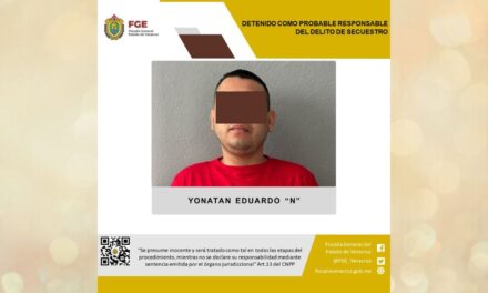 Detenido por el delito de secuestro en Tuxpan