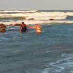 Turistas Rescatados tras Casi Ahogarse en Playa Marthita