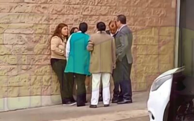 Directivos de la UGM resguardan a estudiante de secundaria en el estacionamiento de SORIANA