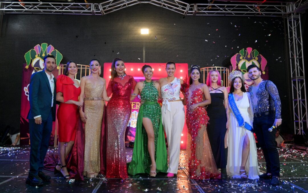 Esmeralda 1ª. y Daniela 1ª. LGBTQ+ son las reinas del Carnaval Tuxpan 2024
