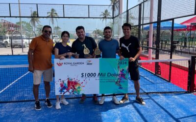 Inauguración del Club Royal Padel en el Hotel Royal Garden: Tampiqueños se llevan el premio mayor