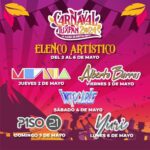 ¡Elenco de talla internacional en el Carnaval Tuxpan 2024! Se presentan Moenia, Alberto Barros, Intocable, Piso 21 y Yuri