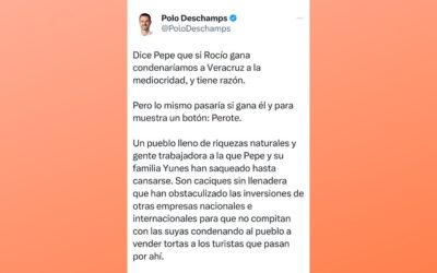 “Pepe Yunes y su familia tienen sumido a Perote en la mediocridad”: Polo Deschamps
