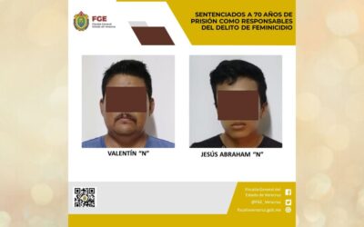 Sentenciados a 70 años de prisión por feminicidio en Tamiahua, Veracruz