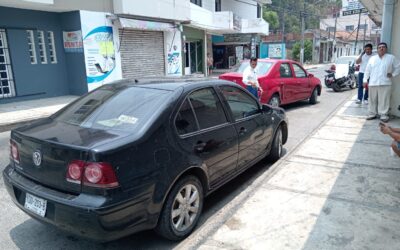 Choque en el centro deja un lesionado