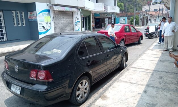 Choque en el centro deja un lesionado