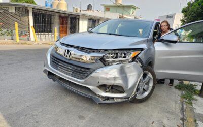 CHOCAN EN ZAPOTE GORDO: 1 LESIONADO