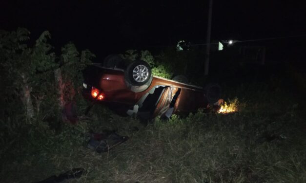 Volcadura en la Tuxpan-Cazones deja un lesionado leve