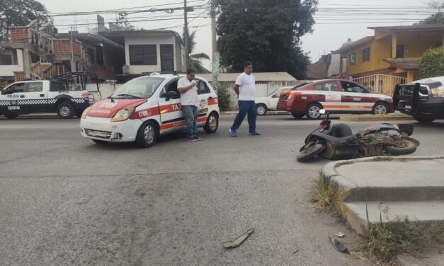 Chocan en la López: Taxi VS Mortalika