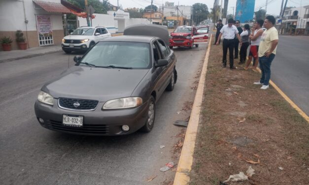 Se para en el TOPE y le dan su «empujón» en la Calzada