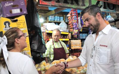 Apoyo contundente: Comerciantes respaldan proyecto de la 4T con Cortina