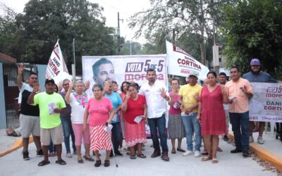 ¡Incansable! Daniel Cortina sigue fortaleciendo su proyecto en el Tercer Distrito.