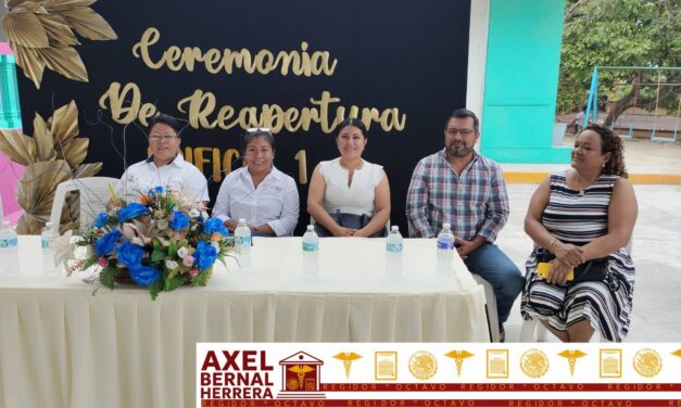 Reapertura de Aulas en Tuxpan, un Paso Hacia la Educación de Calidad: Axel Bernal Herrera
