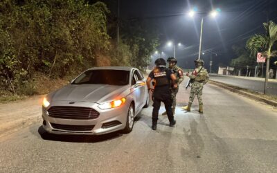 Aumentan fuerzas de seguridad y acciones preventivas para inhibir comisión de delitos en Tuxpan