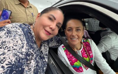 PRESENTE CLAUDIA TELLO EN RECEPCIÓN DE AMLO Y CLAUDIA SHEINBAUM