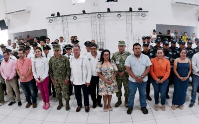 Alcalde José Manuel Pozos Castro agradece a las Fuerzas Estatales y Federales por el gran trabajo coordinado, que ha permitido dar los mejores resultados a la ciudadanía tuxpeña
