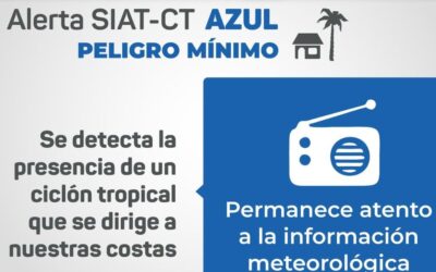 Nos encontramos en Alerta SIAT-CT AZUL “Peligro Mínimo”