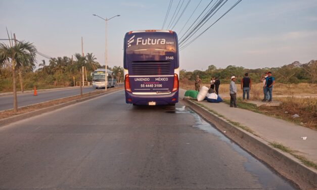 Noticia del choque de moto en la central camionera