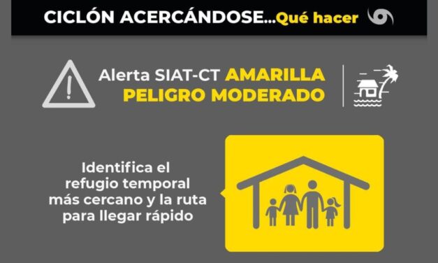 Se activó la “Alerta Amarilla-Peligro Moderado”, para Tuxpan y el norte de Veracruz, por el acercamiento del Potencial Ciclón Tropical Uno.