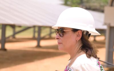 INAUGURA ROCÍO NAHLE PRIMER PARQUE FOTOVOLTAICO EN EL SUR DE VERACRUZ