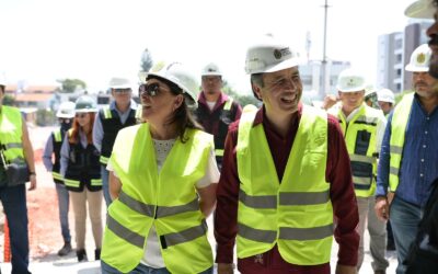 RECORREN CUITLÁHUAC GARCÍA Y ROCÍO NAHLE OBRAS DEL ESTADIO E ILUSTE INSTITUTO VERACRUZANO
