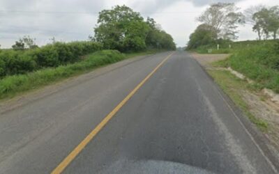 Joven Herido en Accidente de Motocicleta en la Carretera Tuxpan-Tampico