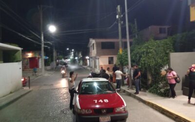 Adolescente herido en accidente de tránsito en el centro de Tuxpan