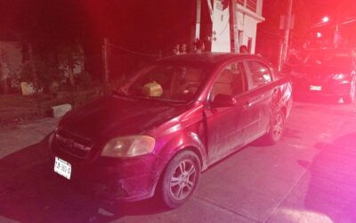 Tamaulipeco agarra a «Balón Parado» a un Aveo en Zapote Gordo