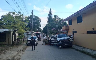 Patrullazo en Tuxpan deja seis elementos de seguridad lesionados