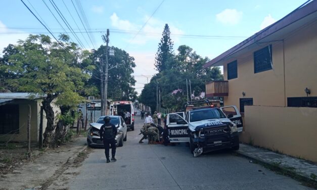 Patrullazo en Tuxpan deja seis elementos de seguridad lesionados