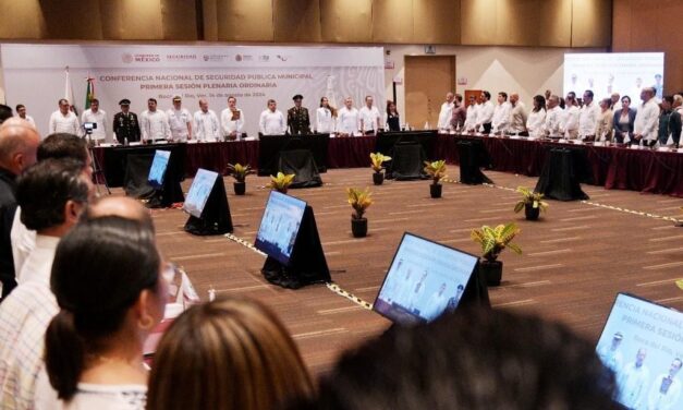 Se lograron acuerdos trascendentales para la seguridad del país, en la Primera Sesión Plenaria de la Conferencia Nacional de Seguridad Pública Municipal