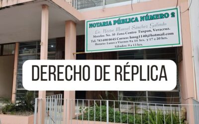 Ejercen Derecho de Réplica por el Robo a NOTARÍA #2