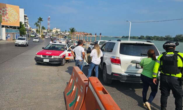 Taxi VS Camionetón en el Puente Tenechaco