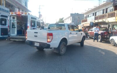 Atropellamiento en la Avenida Adolfo López Mateos deja un herido en Tuxpan