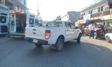 Atropellamiento en la Avenida Adolfo López Mateos deja un herido en Tuxpan