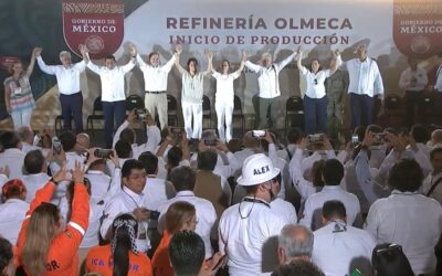 ROCÍO NAHLE PRESENTE EN INAUGURACIÓN DE REFINERÍA “OLMECA” EN DOS BOCAS