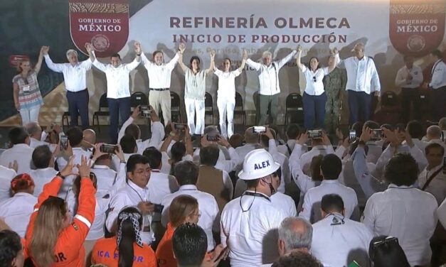 ROCÍO NAHLE PRESENTE EN INAUGURACIÓN DE REFINERÍA “OLMECA” EN DOS BOCAS