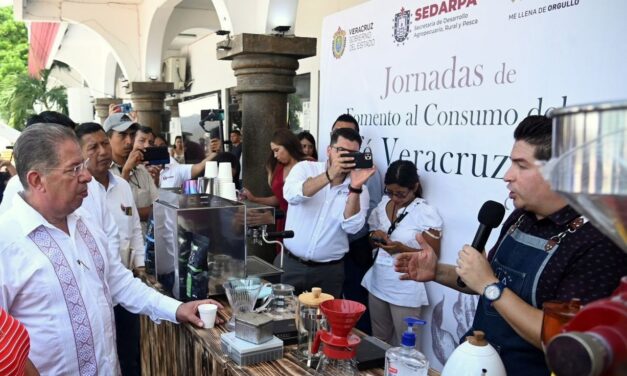 Esta mañana se inauguró en Tuxpan la “Jornada de Fomento al Consumo de Café de Veracruz”