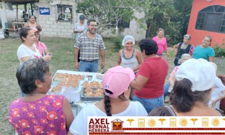 El Regidor Octavo Axel Andrés Bernal Herrera impulsa el autoempleo en Ojite Rancho Nuevo con Taller de Repostería