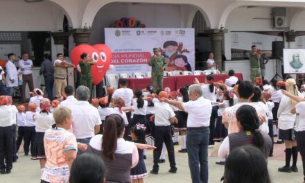 Tuxpan: Con Lunes Cívico conmemoran el Día Mundial del Corazón