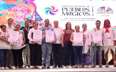 CLAUSURAN ROCÍO NAHLE Y MIGUEL TORRUCO TIANGUIS NACIONAL DE PUEBLOS MÁGICOS VERACRUZ 2024