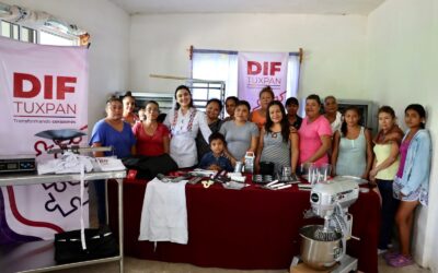 DIF Tuxpan impulsa el emprendimiento y el autoempleo comunitario