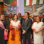 ASISTE ROCÍO NAHLE A CEREMONIA DEL GRITO DE INDEPENDENCIA EN PALACIO DE GOBIERNO